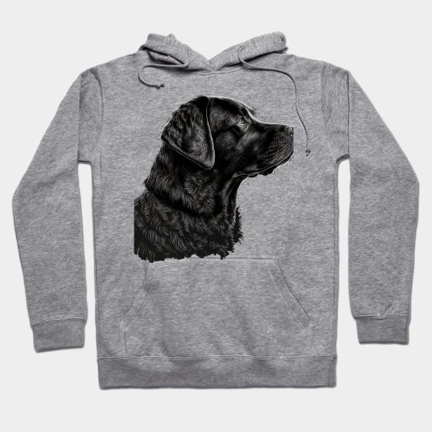 Labrador Retriever Dog Retro Vintage Dad Mom Hoodie by Kertz TheLegend